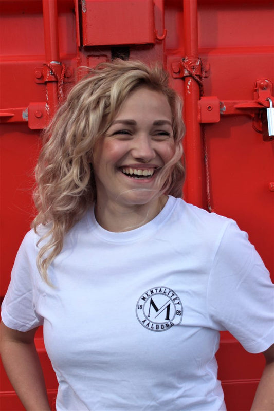 Mentalitet Aalborg T-Shirt - Hvid