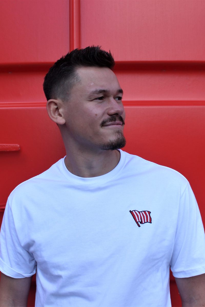 Vesttribunen T-shirt med Logo - Hvid