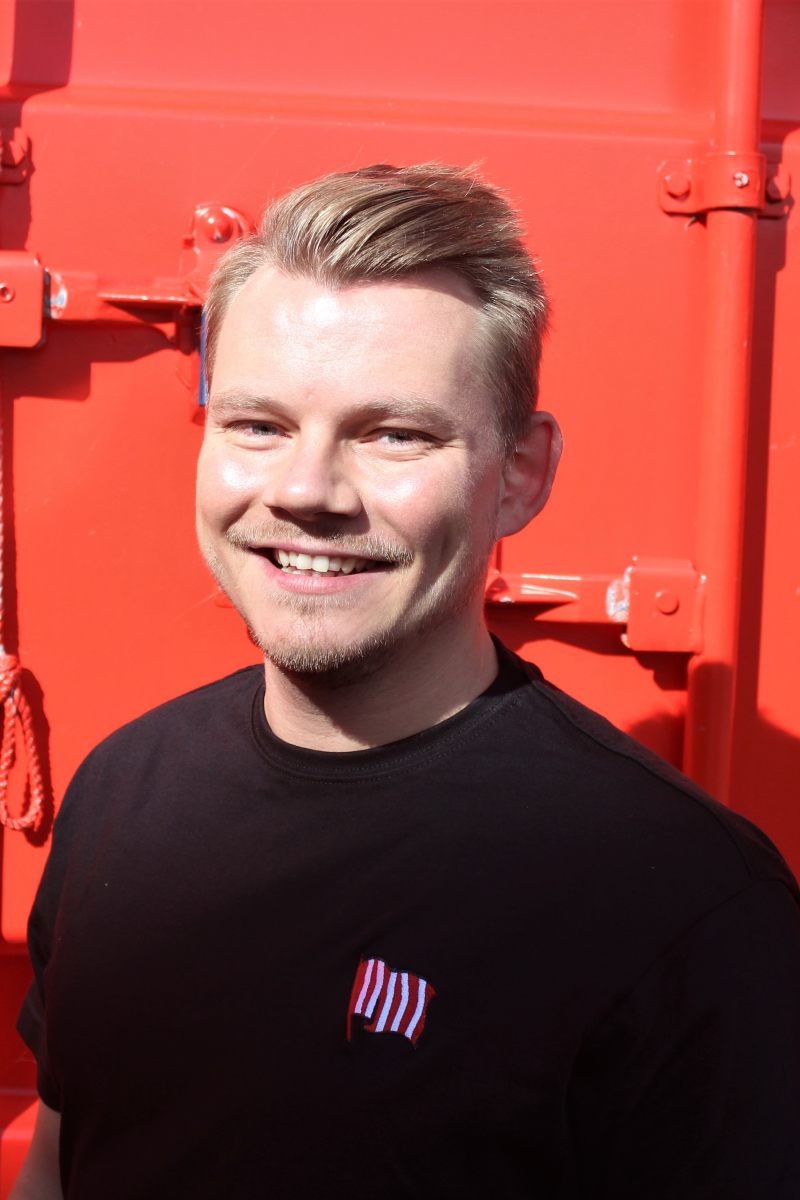 Vesttribunen T-shirt med Logo - Sort