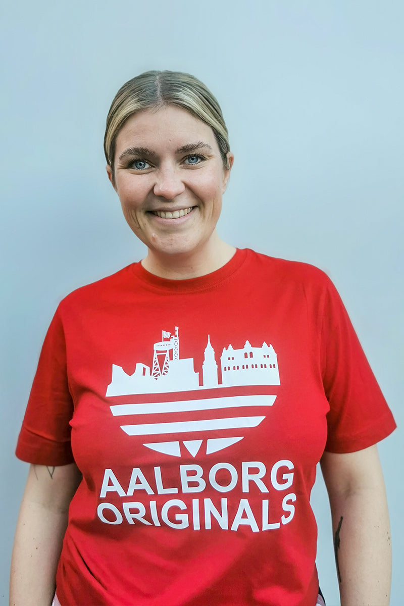 Aalborg Originals T-shirt - Rød/hvid